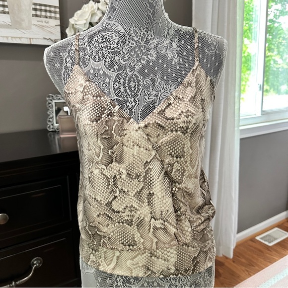 White House Black Market XS Snake Print Camisole - Picture 2 of 16